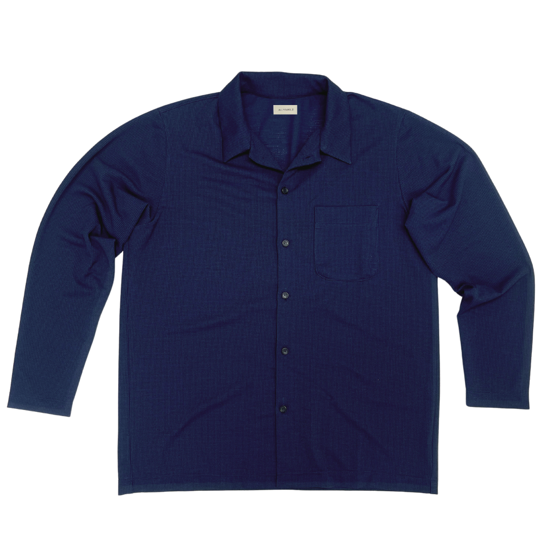 【空気、通しすぎ】アミード2.0シャツ / ネイビー