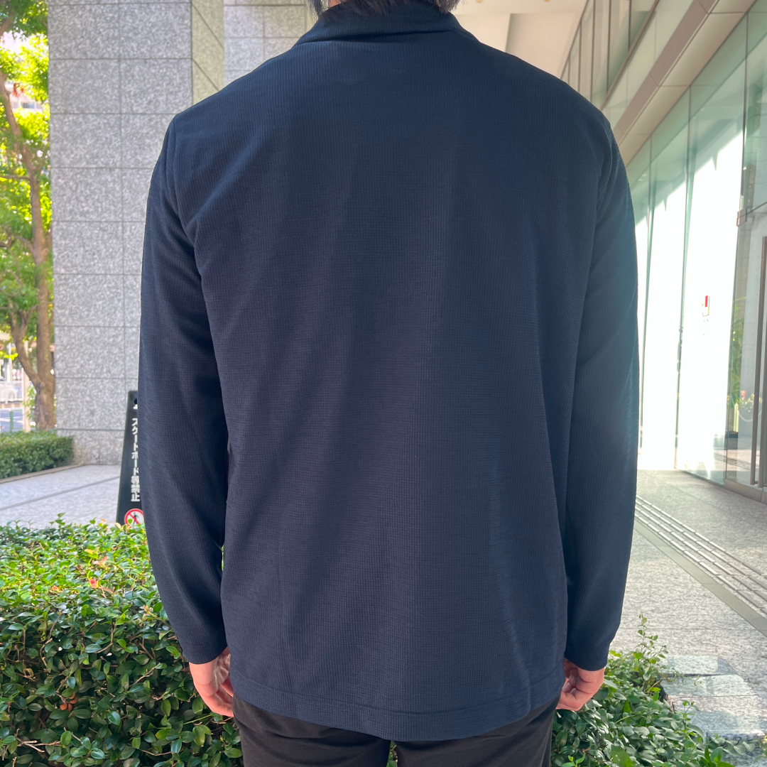 【空気、通しすぎ】アミード2.0シャツ / ネイビー
