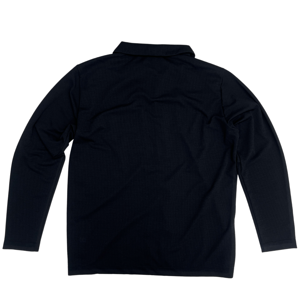 【空気、通しすぎ】アミード2.0シャツ / ブラック