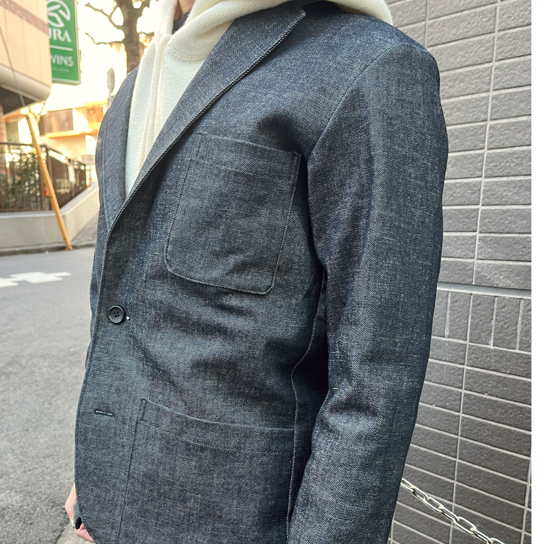 [受注生産]【まるでジャージのような着心地】ハイキックジャケット/ワンウォッシュ