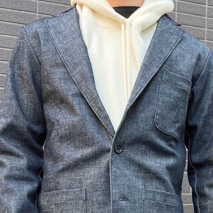 [受注生産]【まるでジャージのような着心地】ハイキックジャケット/ワンウォッシュ