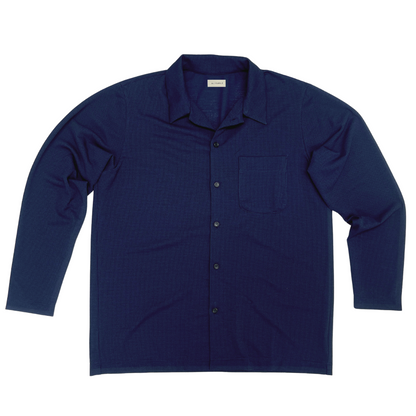 【空気、通しすぎ】アミード2.0シャツ / ネイビー