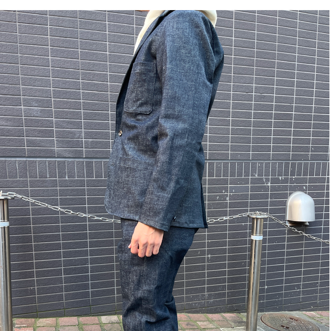 [受注生産]【まるでジャージのような着心地】ハイキックジャケット/ワンウォッシュ